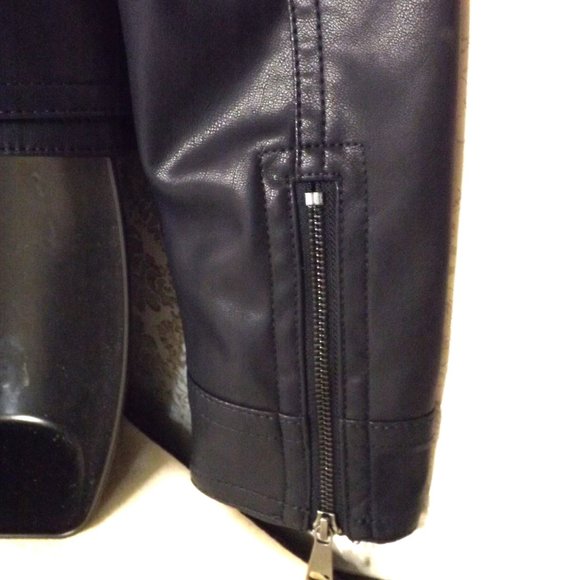 Express Faux Leather Jacket- Women's Small - Picture 8 of 10